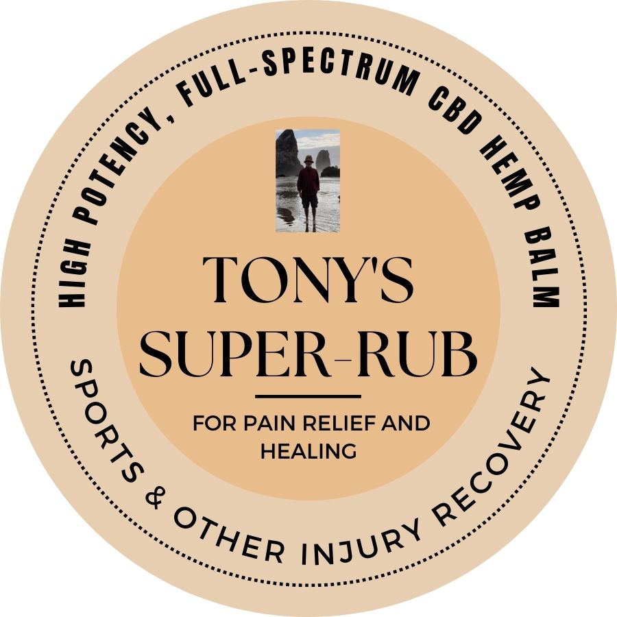 CBD Sports Injury Balm: New! Tony's Super Rub